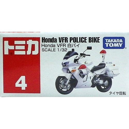小丸子媽媽 TM004A Honda VFR 警用重型機車 本田白色摩托車 TAKARA TOMY 多美小車