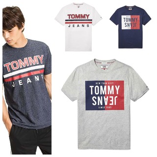 <極度絕對>TOMMY JEANS 男短袖印字LOGO短T 圓領T恤