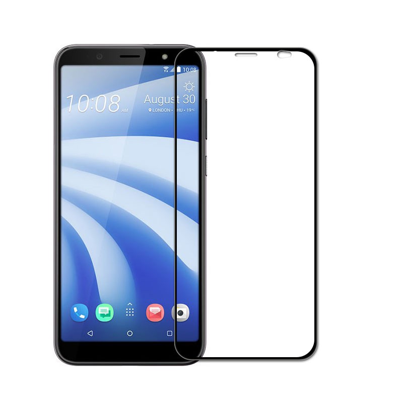 HTC D12s / U12Life〝全膠〞高品質 滿版9H螢幕保護貼 鋼化玻璃貼膜 保護貼