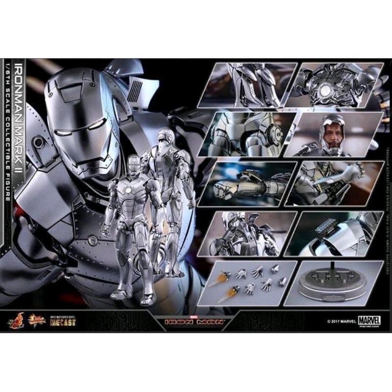 全新未拆 野獸國 Hot Toys MMS431 D20《 合金鋼鐵人》 限定 MK2 MMS431 非MMS150