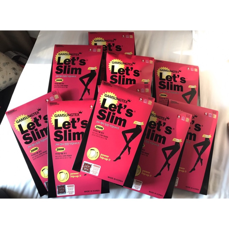 韓國 正貨 Let's Slim 厚絲襪