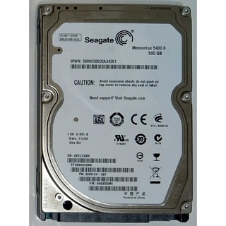 Seagate 希捷 SATA 2.5" 硬碟 500G