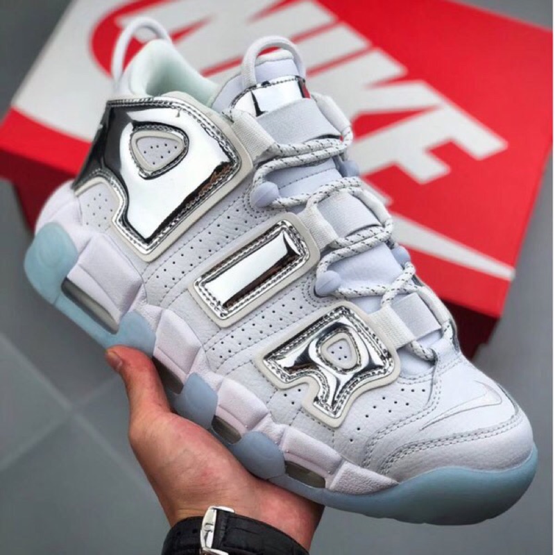 nike air uptempo chrome