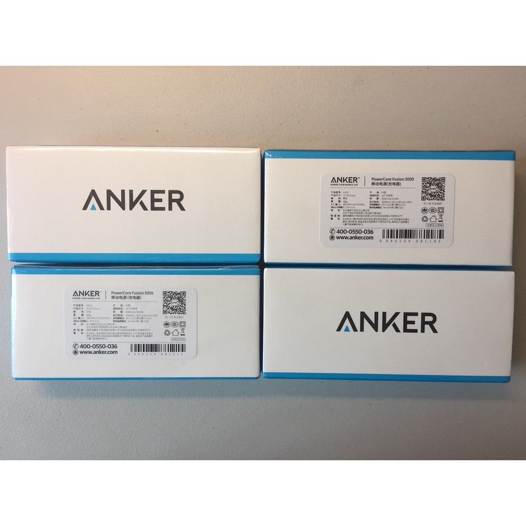 [現貨] Anker PowerCore Fusion 二合一 ( 充電器 + 行動電源 5000 mAh )