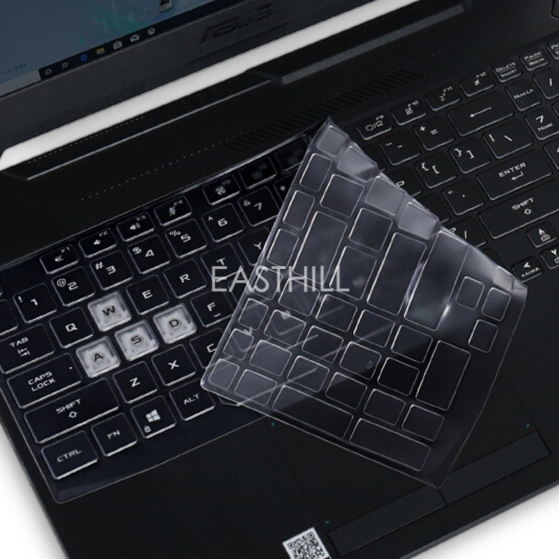 Easthill 矽膠鍵盤保護套適用於華碩 TUF A17 FA706 Fa706ii FA706iu 華碩 TUF G