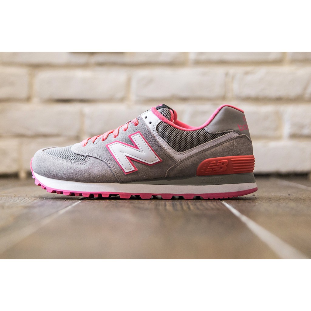 【紐約范特西】現貨 New Balance WL574CPF NB 灰粉紅 麂皮 慢跑鞋 女鞋