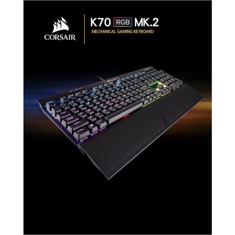 ✨全新✨CORSAIR 海盜船 K70 MK.2 RGB 電競 機械式鍵盤-紅軸/中文版