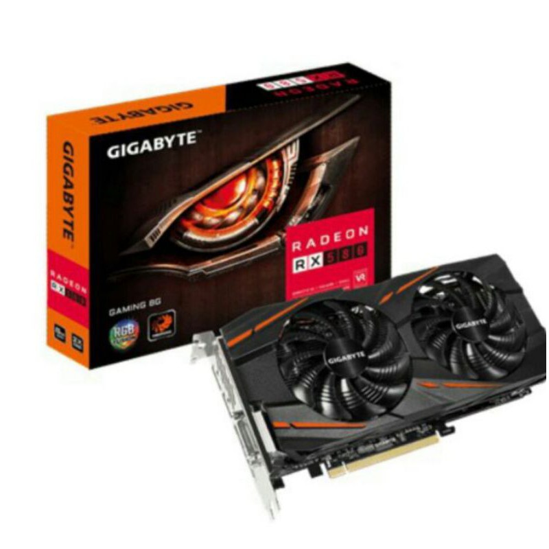 技嘉RX580 8G 無強化背版無保固沒有原廠盒(只有裝企業驅動才正常)