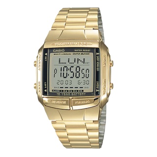 【CASIO 卡西歐】金色復古方型電子錶( DB-360G-9ADF )