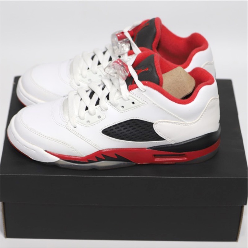 全新AIR JORDAN 5 FIRE RED LOW us:5.5Y /6Y