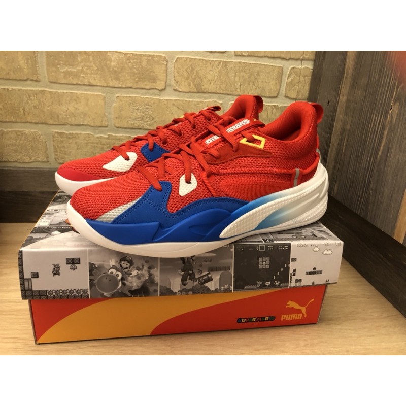 全新Puma RS-Dreamer Super Mario 超級瑪莉聯名款運動休閒鞋 紅包配色 男生US 9 售5680