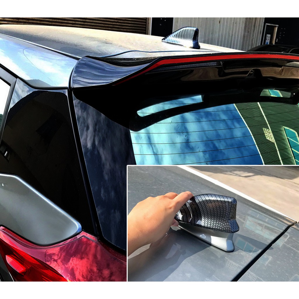 JR-佳睿精品 18-20 Toyota Yaris 鯊魚鰭 鯊魚背 卡夢 碳纖紋 裝飾天線 貼片 貼紙