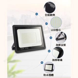 LED戶外投射燈 50W 100W 150W 防水 保固一年 投光燈 探照燈 投射燈 工程燈 舞臺燈