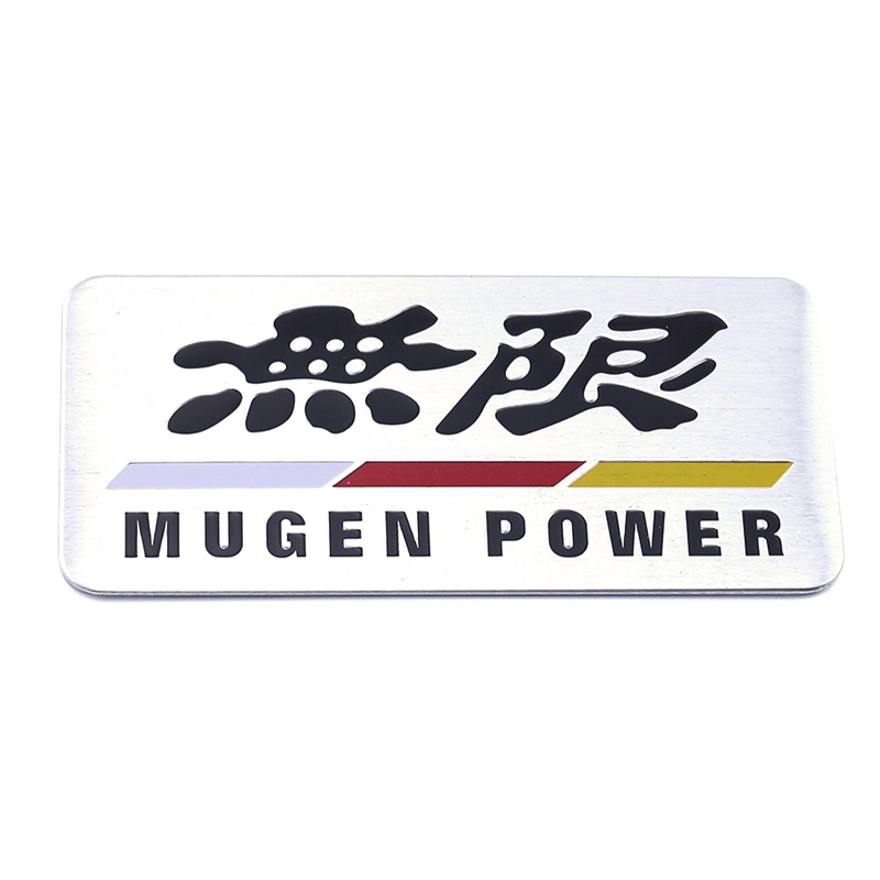 專用於本田Honda 無限Mugen Power i-VTEC HDC 思域 雅閣改裝鋁合金銘牌 汽車車身薄款貼標 車尾