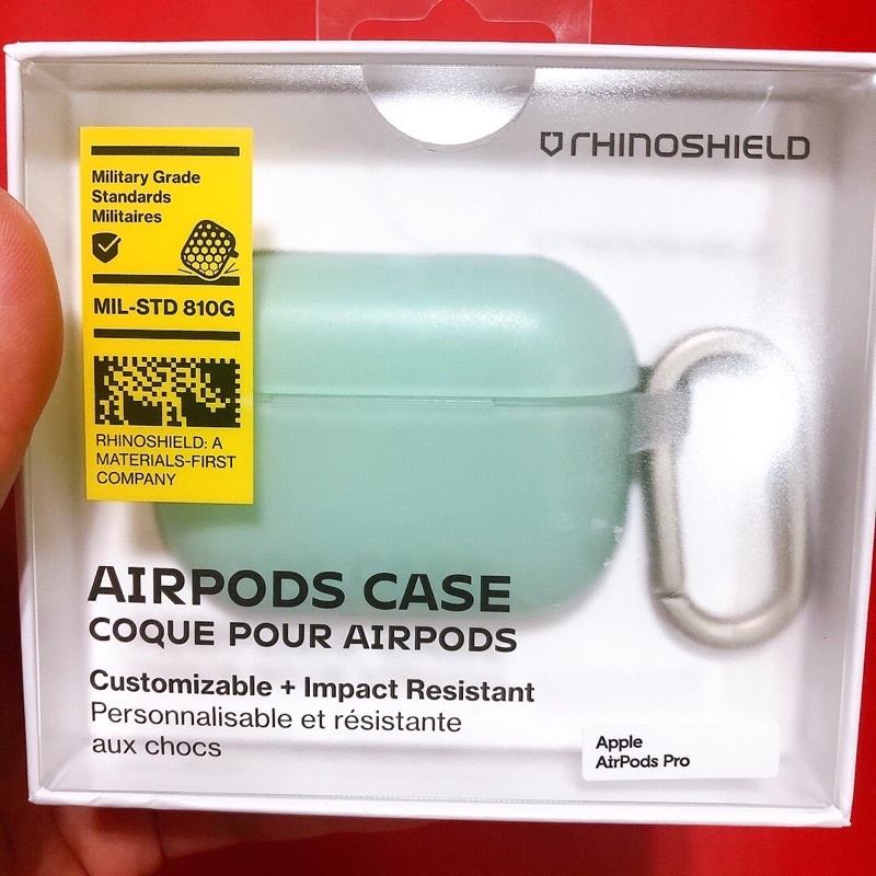 air pods pro 犀牛盾 保護殼 全新 蘋果綠 只有一個 未拆封