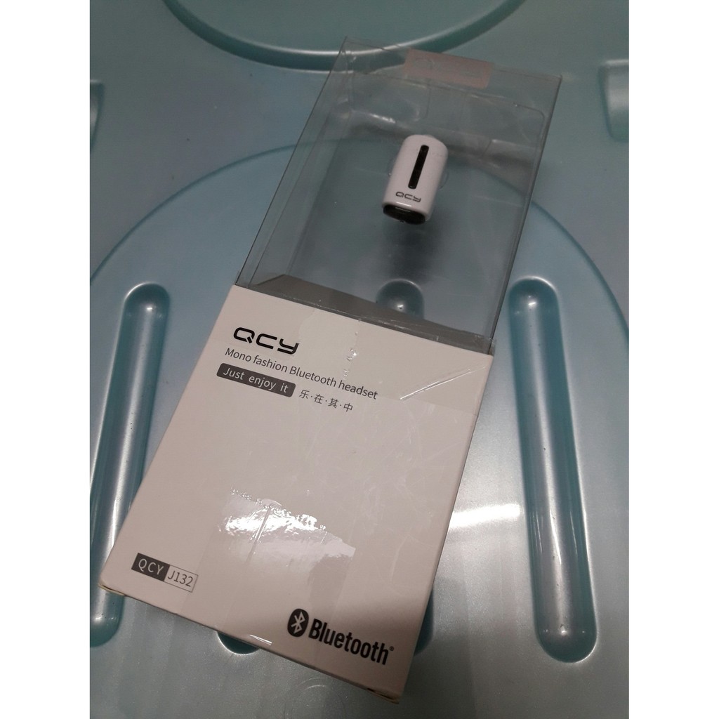 QCY J132 考拉藍牙耳機通用型 小巧無線音樂耳機（白色）