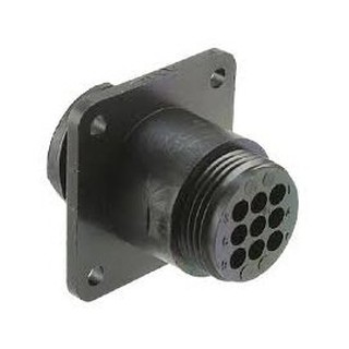 206705-1 9P 公座 TE / Tyco AMP 11號標準環形圓形連接器 (含稅)【佑齊企業 iCmore】