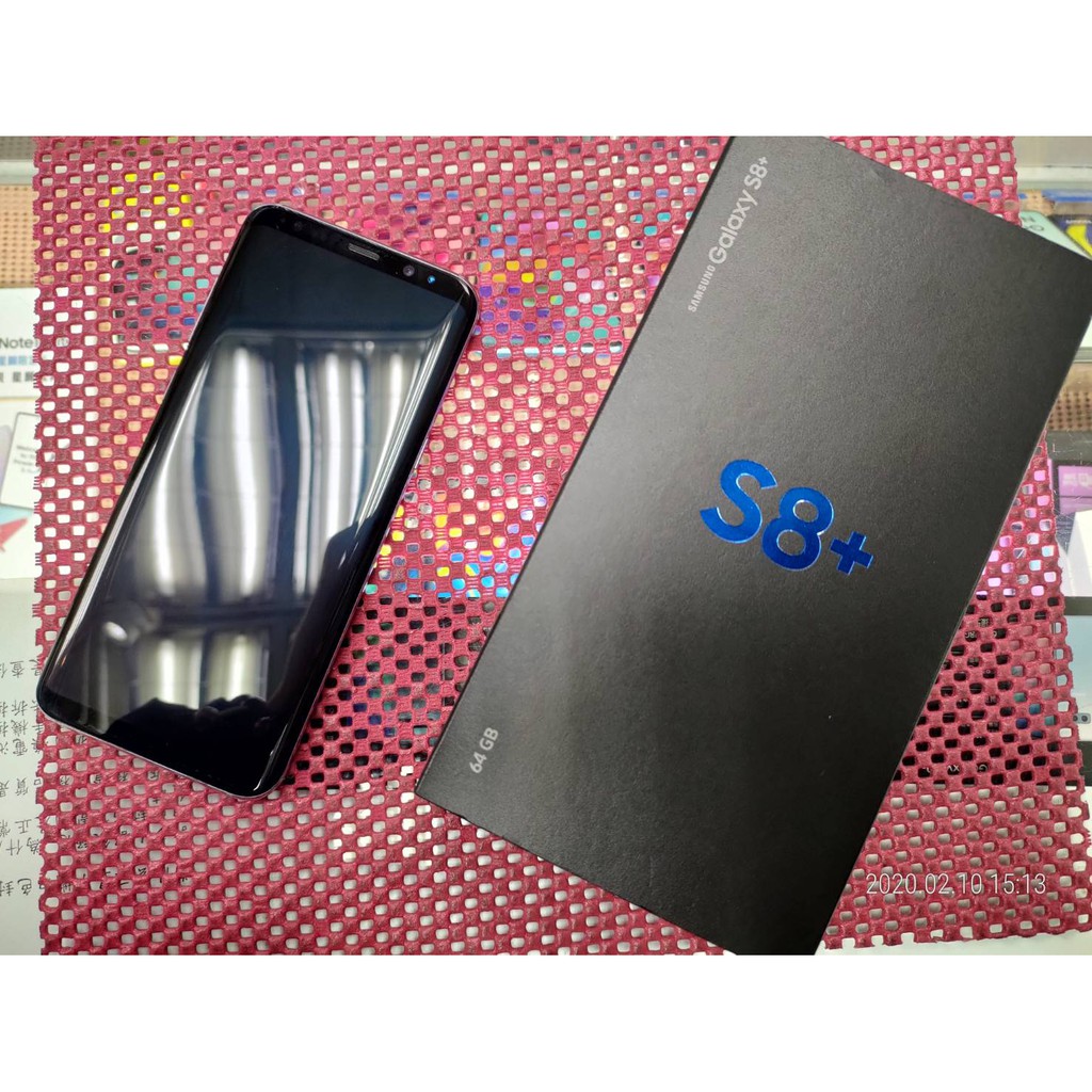 [日進網通西門店] 中古機 SAMSUNG S8+ 64G 黑 二手 9.6成新 下殺空機只要6300元 可搭配門號方案