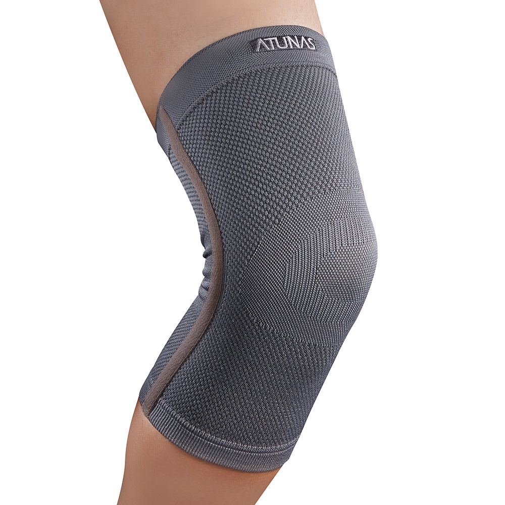 歐都納Atunas COOLMAX透氣護膝 A1SACC05 炭灰 保護膝蓋護具 支撐減壓透氣