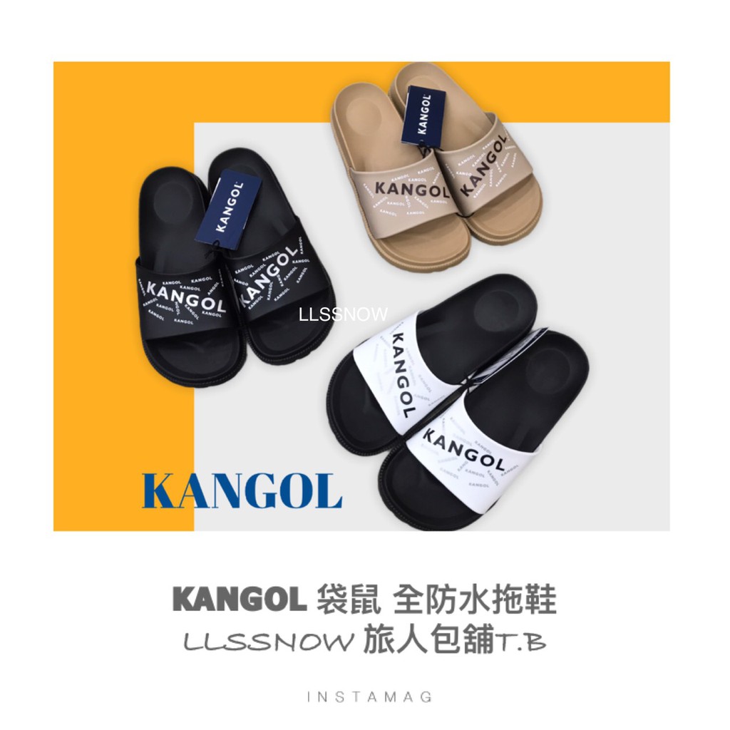 KANGOL拖鞋-保證原廠 運動休閒拖鞋 男女皆可 防水拖鞋 運動拖鞋 超輕量 拖鞋 Kangol