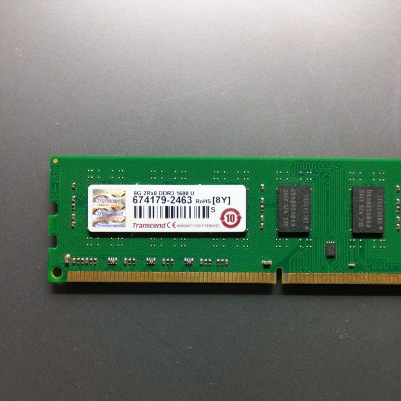 創見DDR3 1600 8G