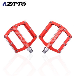 Ztto MTB 軸承踏板 JT04 CNC 鋁合金自行車扁平踏板公路礫石自行車輕量級 8 針踏板適用於 XC AM