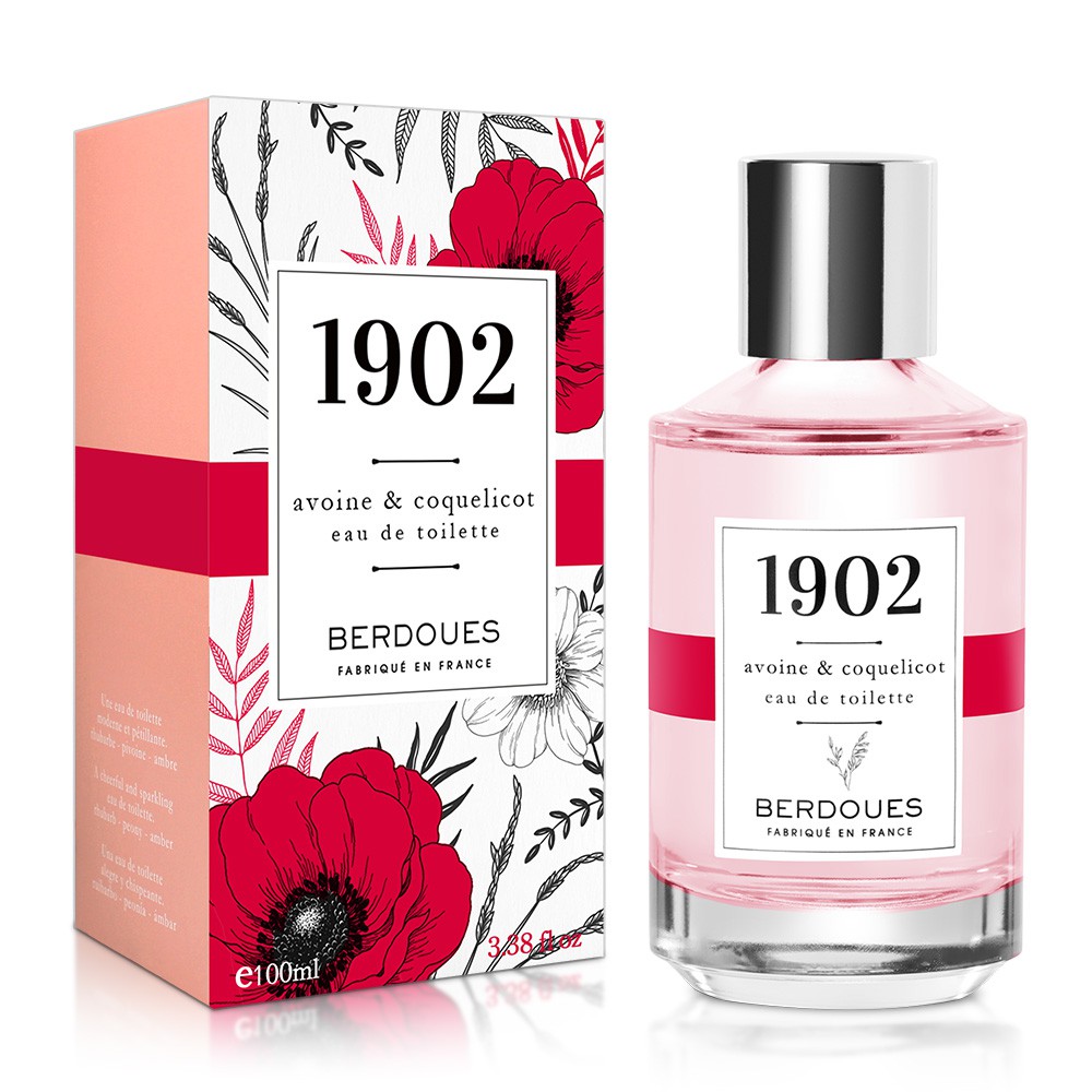 【短效品】Berdoues 1902 摩登雅致 紅罌粟&amp;祼麥淡香水(100ml)效期至2025.10