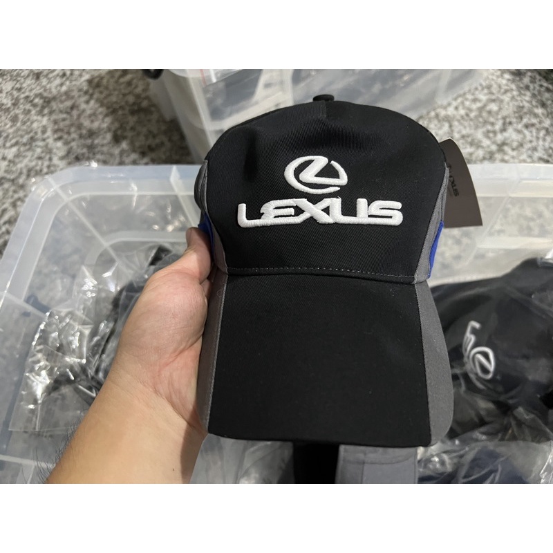 LEXUS 原廠 運動帽 休閒帽 遮陽帽 慢跑帽 訓練 棒球帽 帽子 黑灰