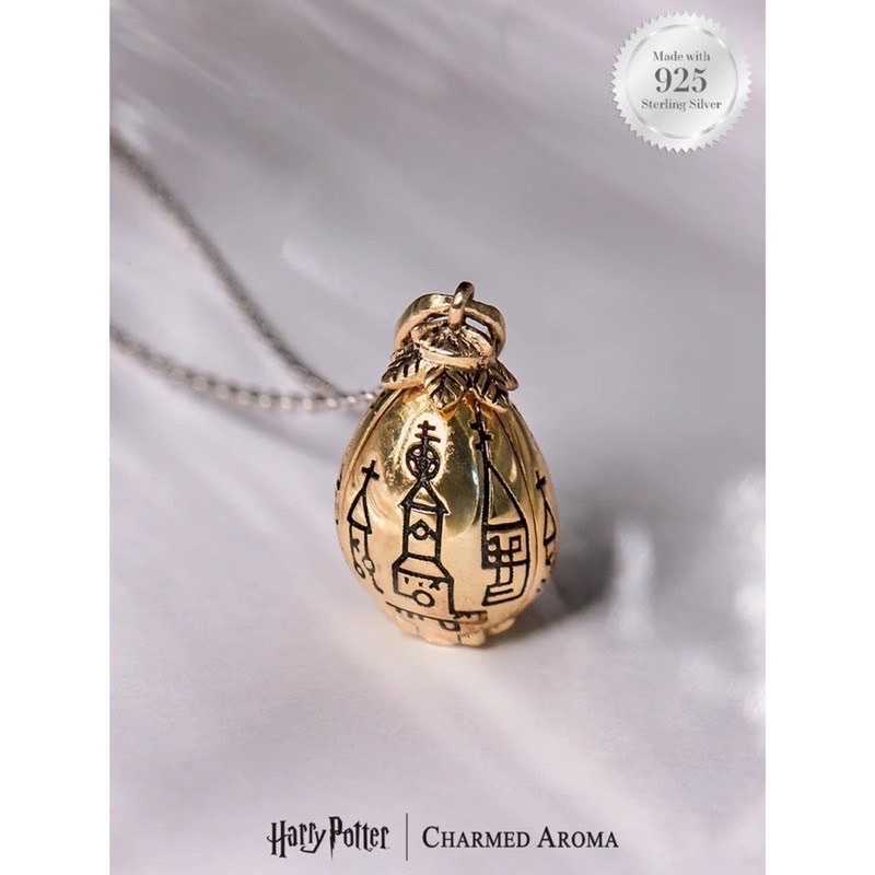 項鍊現貨🐽加拿大Charmed Aroma 哈利波特 Harry Potter 金蛋 香氛蠟燭 925純銀項鍊