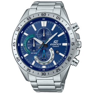 CASIO卡西歐 EDIFICE EFV-620D-2AV 三眼運動計時腕錶 / 藍 50.5mm