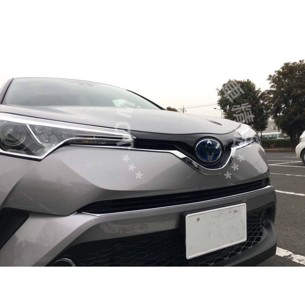 清倉特價 Toyota 豐田 C-HR 專用 水箱罩飾條 車頭飾條 中網飾條 ABS 電鍍