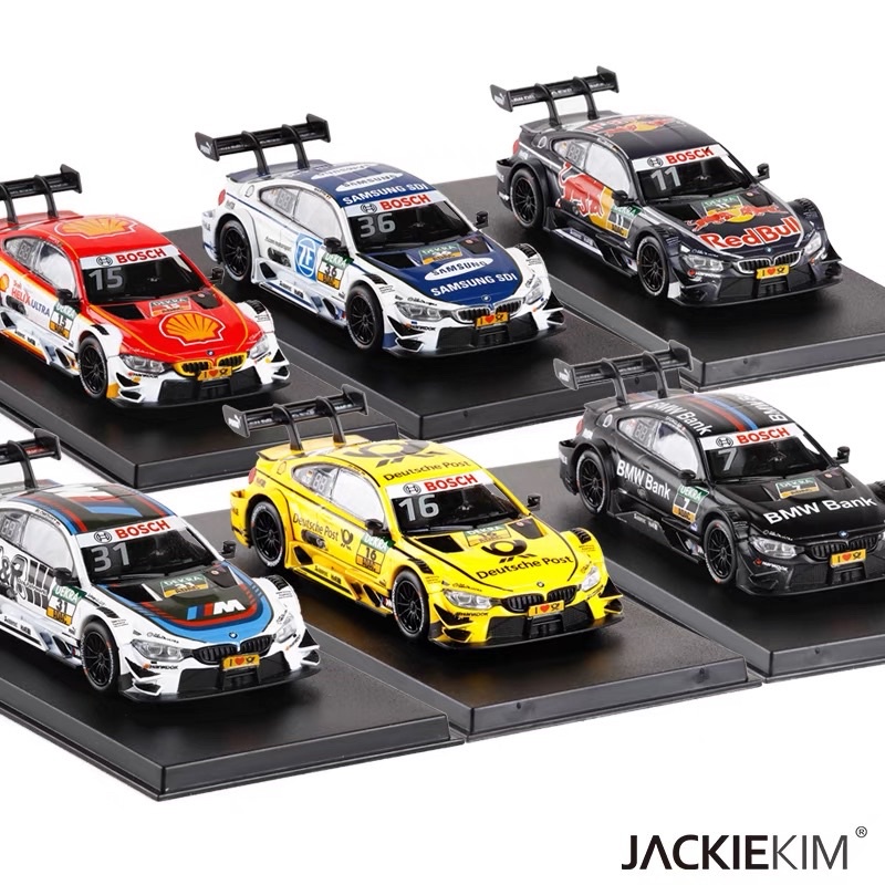 【Jy】1:43 BMW 寶馬 M4 &amp; BENZ 賓士 C63 DTM 賽車塗裝 小汽車 模型車 玩具車