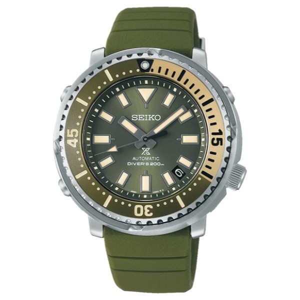 Seiko精工錶 Prospex4R35-04L0G(SRPF83K1)DIVER SCUBA潛水機械腕錶/綠面43.2