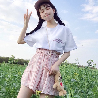 新款韓版時尚小清新短褲短袖套裝裙女學生香風閨蜜姐妹兩件套夏裝