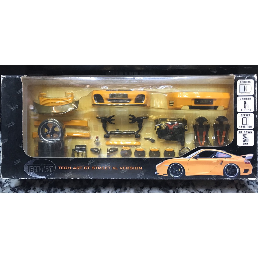 1:18 HotWorks Porsche 911 Turbo (Street XL）模型車改裝配件盒