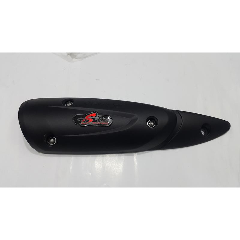 SRZ 章魚管 專用 SP4 黑色版 3個鎖點 排氣管護蓋/防燙蓋 含螺絲墊片