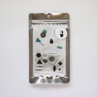 水縞 自在水晶印章組 袋裝版 / 形狀01 (STJP-K-01)
