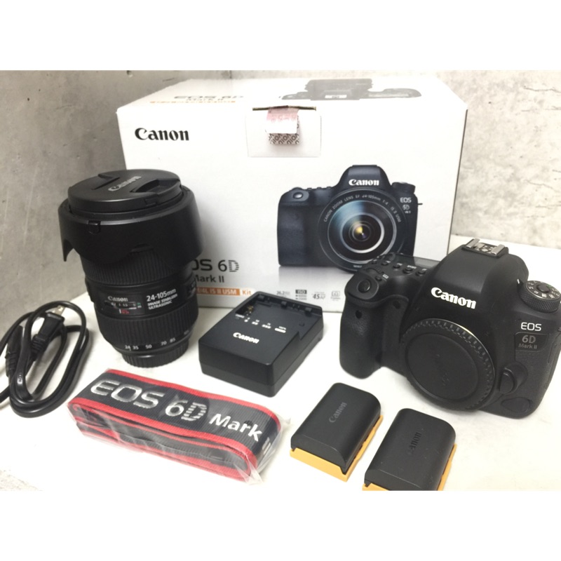 Canon EOS 6D mark II + EF24-105 f4/L IS II USM  中古美品 6D2 公司貨