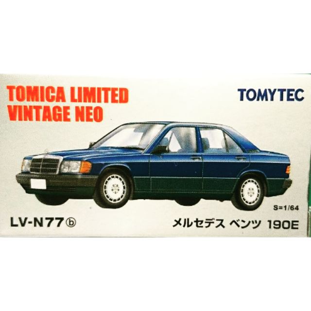 TOMYTEC TOMICA LIMITED VINTAGE NEO MERCEDES-BENZ 190E LV-N77