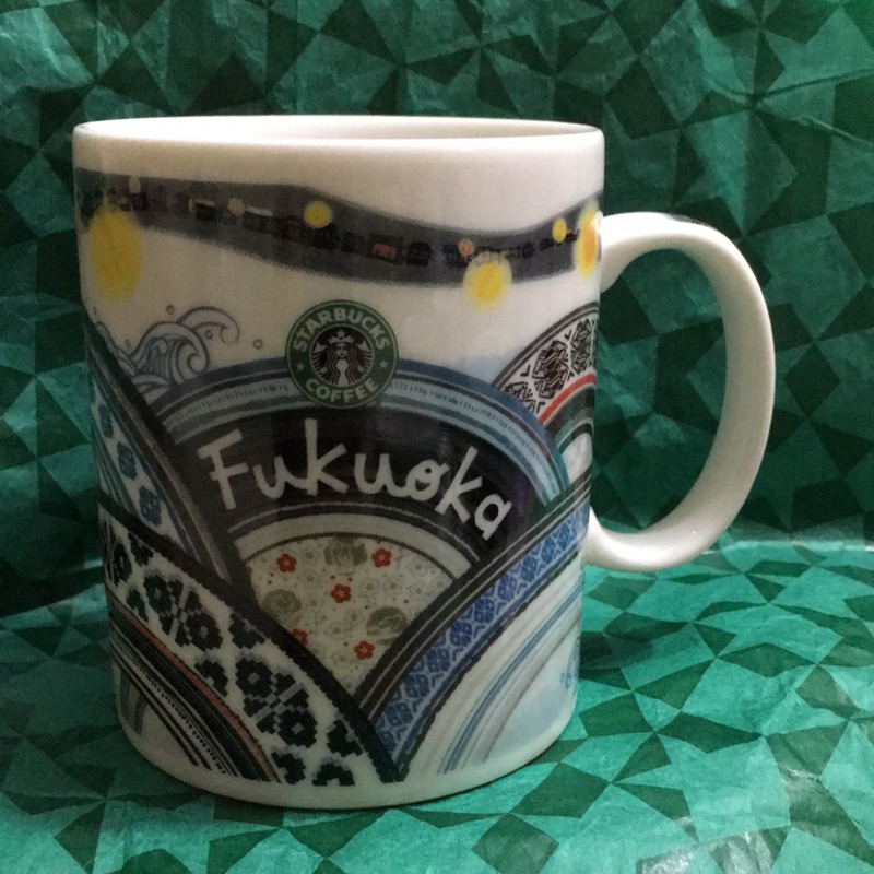 Starbucks星巴克城市杯，日本彩繪城市杯福岡Fukuoka