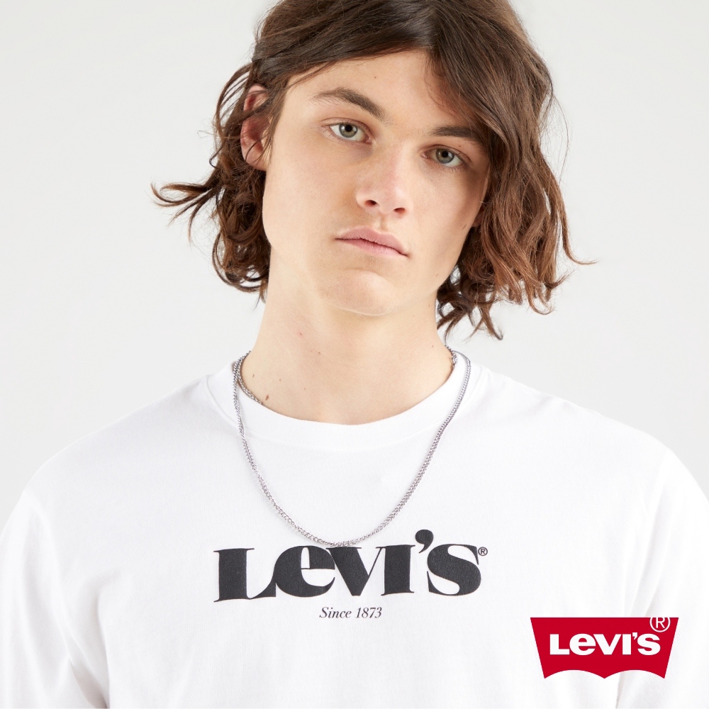 Image of Levis 短袖T恤 / 寬鬆休閒版型 / 摩登復古Logo / 白 男款 熱賣單品 16143-0083 #1