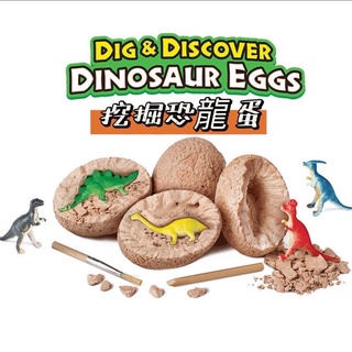 [臺灣現貨秒出]DIY恐龍蛋挖掘玩具考古挖掘 兒童益智玩具 幼兒園 探險 露營 陪玩 親子 恐龍 探索 露營