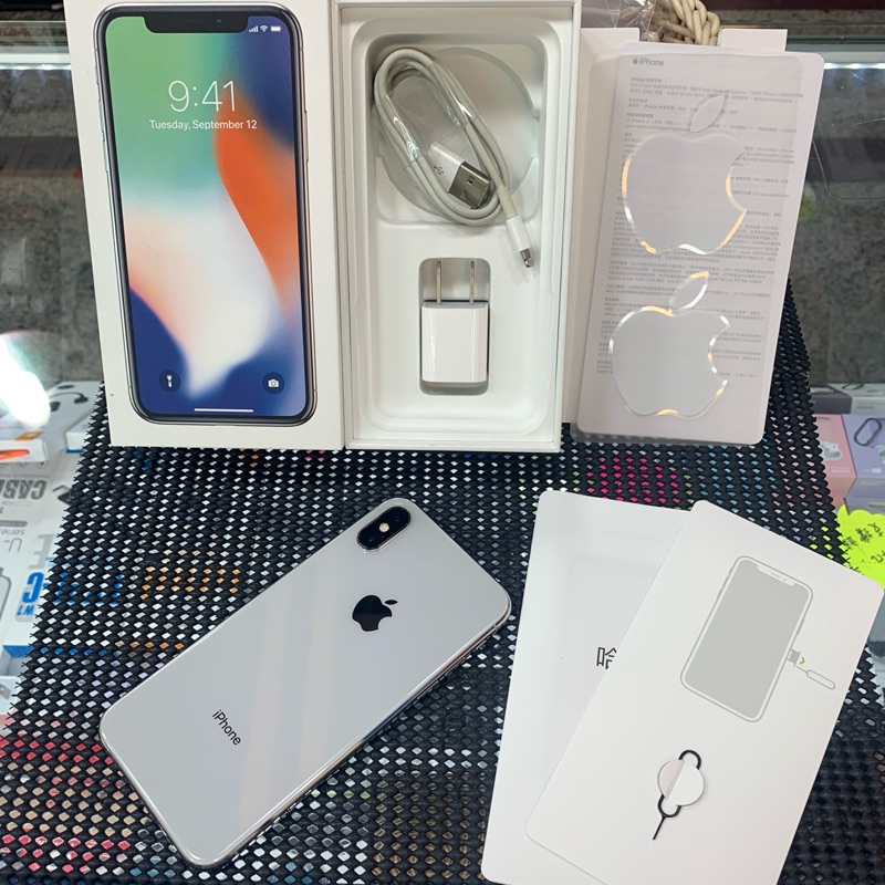 【二手】8成新的 Apple iPhone X 64g 銀色【盒裝/已過保固/公司貨】