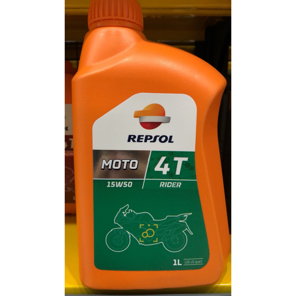 『油省到』REPSOL MOTO 4T RIDER  15W50 合成機油