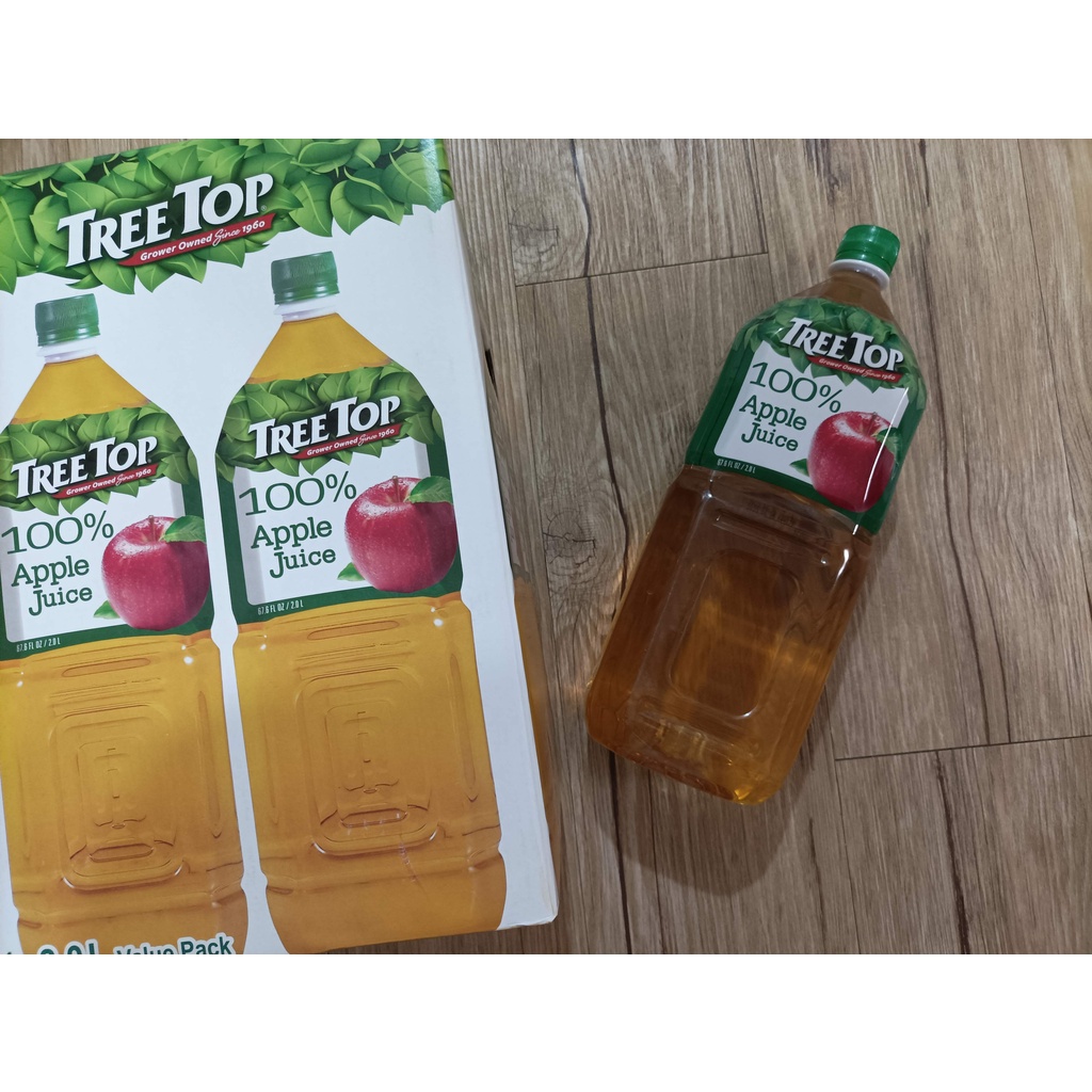 好市多現貨零售分享~Tree top樹頂100%純蘋果汁2公升