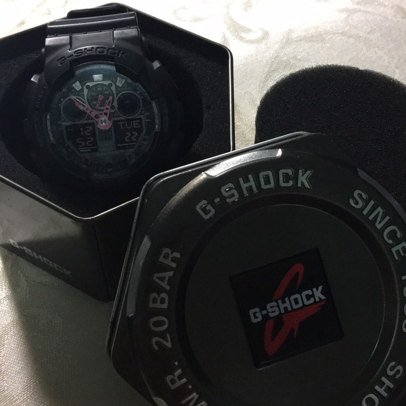 G-shock 粉紅色指針 手錶