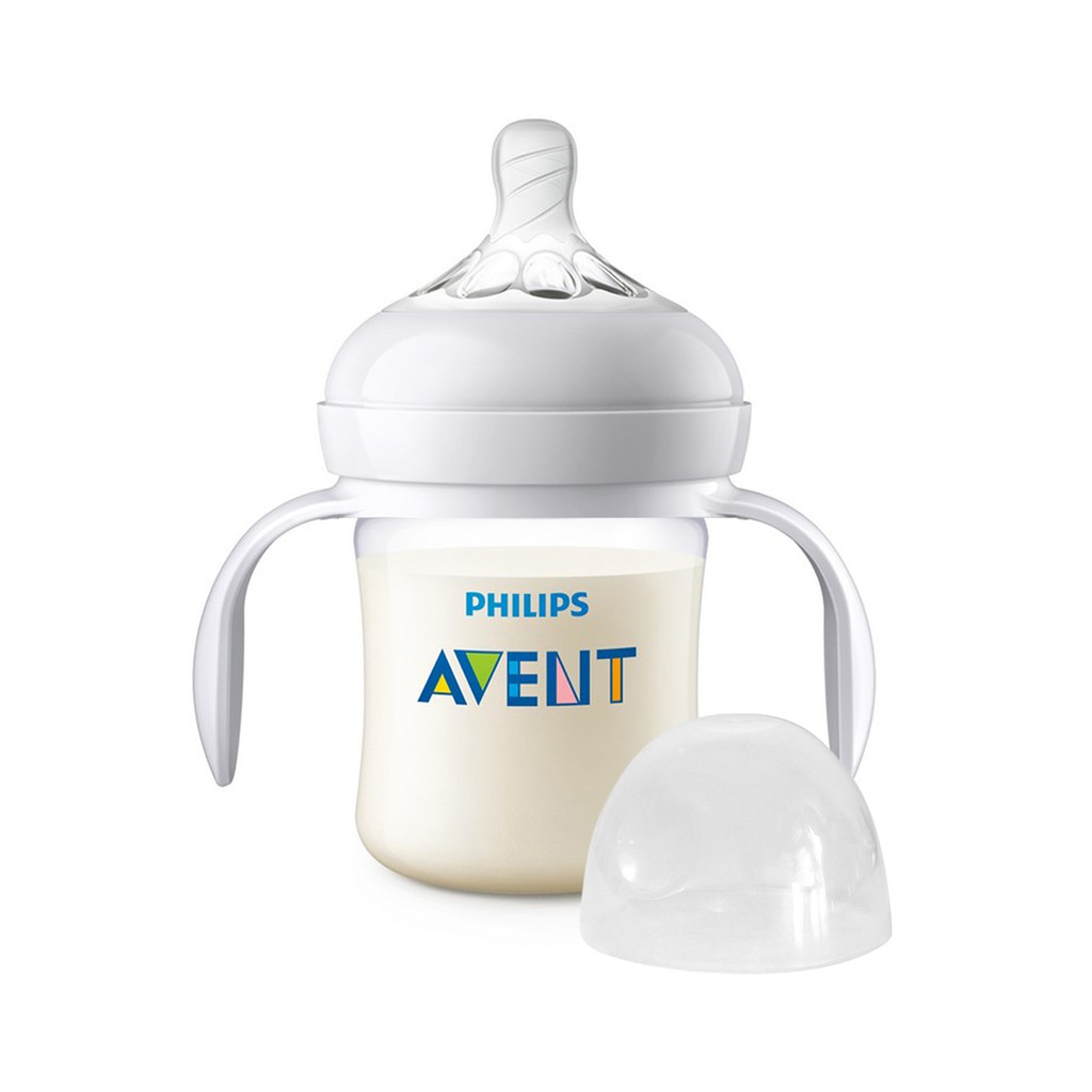 Philips Avent 親乳感PA防脹氣握把奶瓶 125ML(單入) 加贈握把 娃娃購 婦嬰用品專賣店