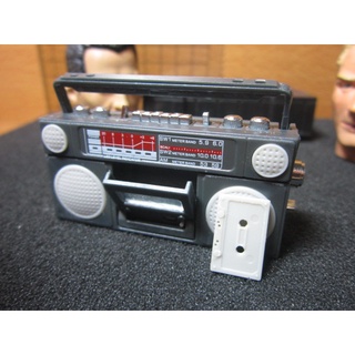 RU8休閒部門 mini模型1/6復古型卡帶式手提音響一個