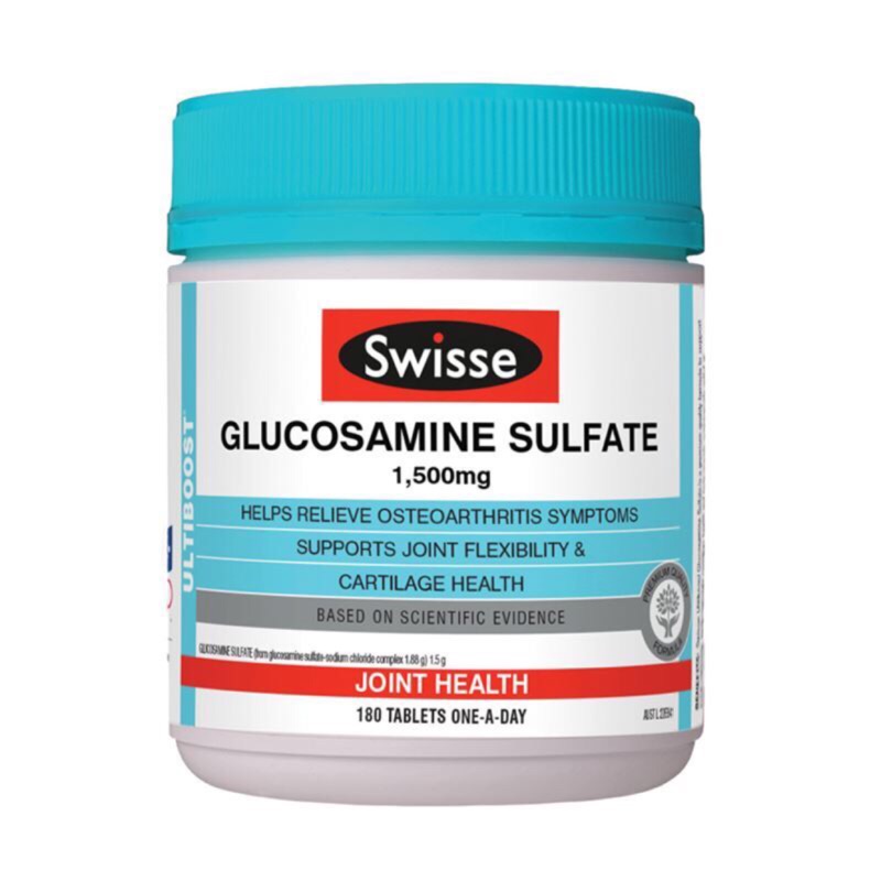 現貨《小個兒代購》澳洲 Swisse 葡萄糖胺/180入 Glucosamine Sulfate 1500mg