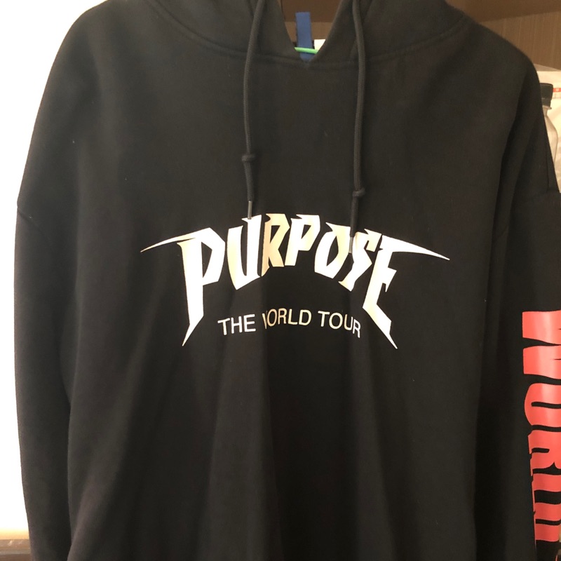 Justin Bieber小賈斯汀 Purpose tour H&amp;m 巡迴演唱帽tee hoodie